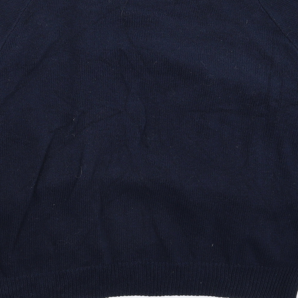 Divided Womens Blue  Knit Pullover Jumper Size S