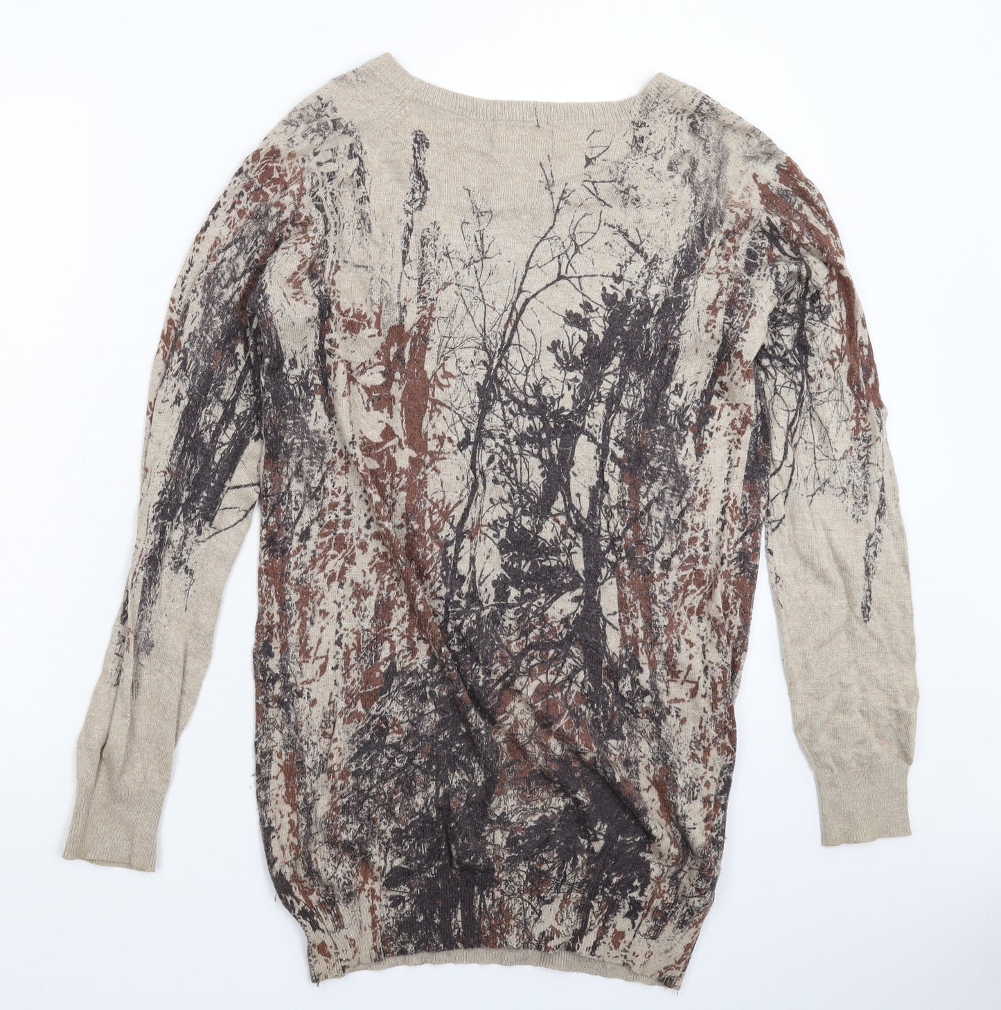 NEXT Womens Grey  Knit Pullover Jumper Size 12