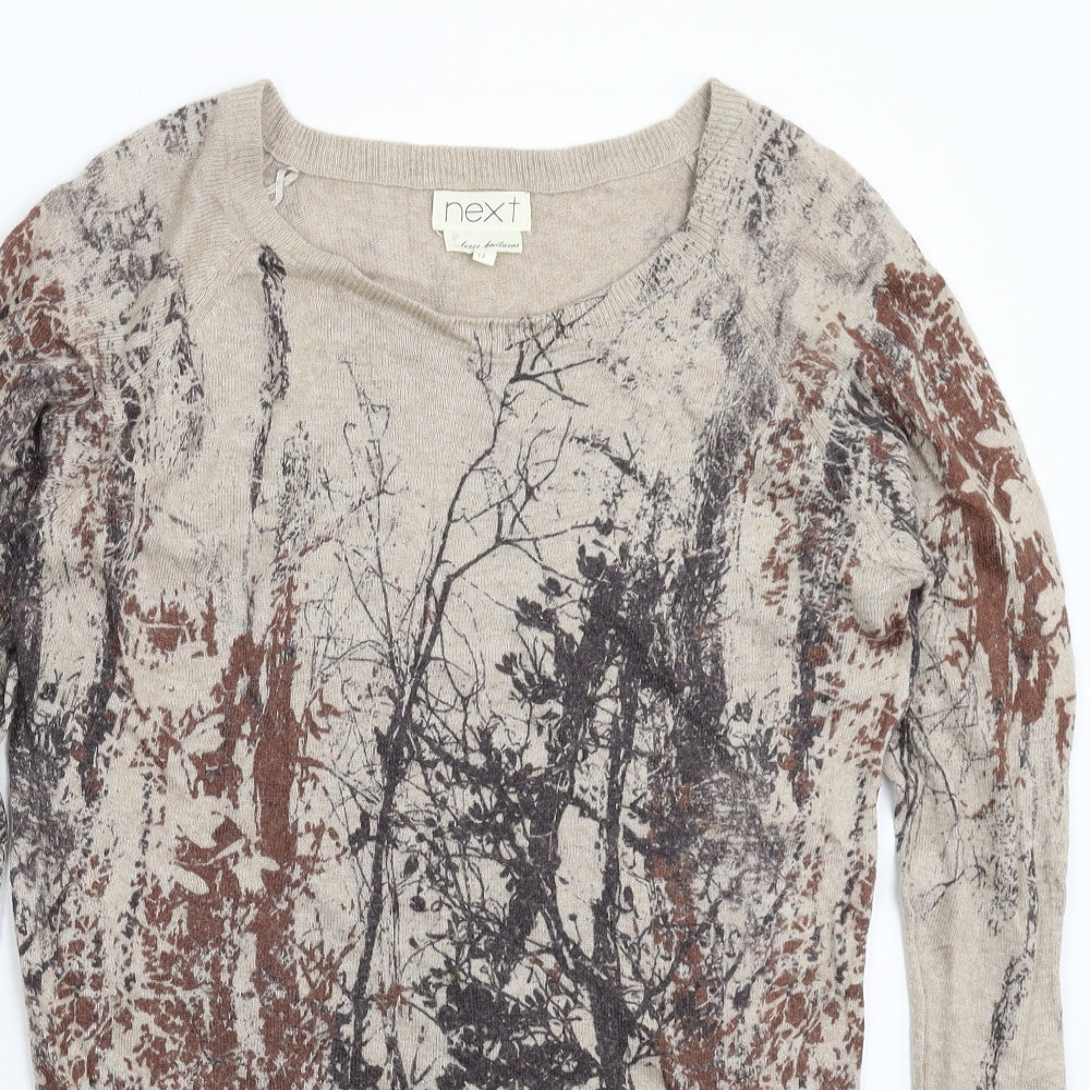 NEXT Womens Grey  Knit Pullover Jumper Size 12