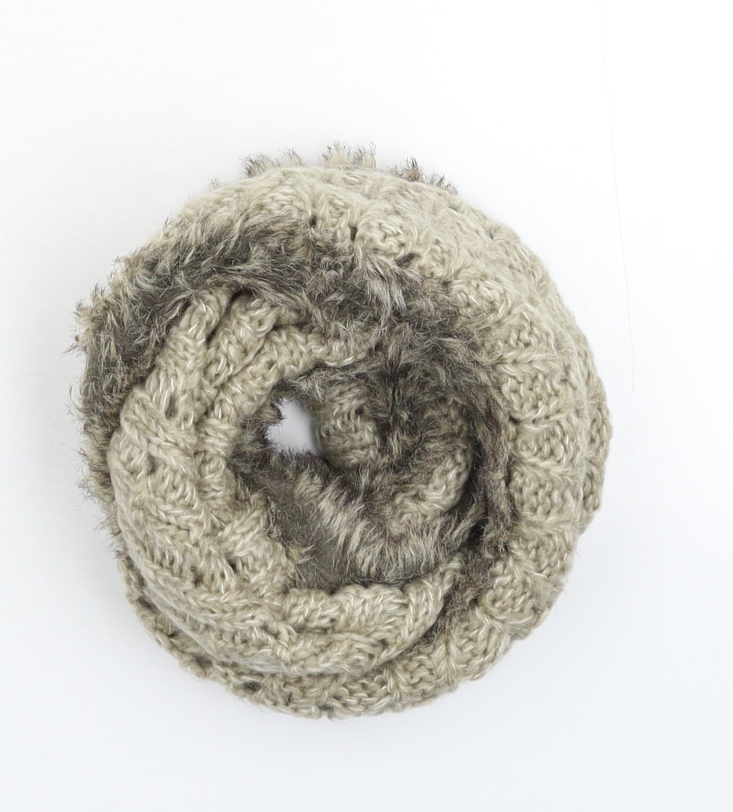 Accessorize Womens Grey  Knit  Scarf   - Snood
