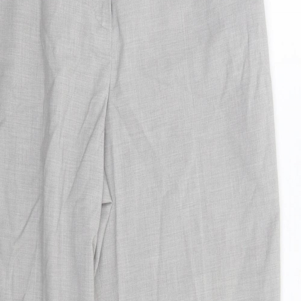 Robell Womens Grey   Dress Pants Trousers Size 16 L31 in