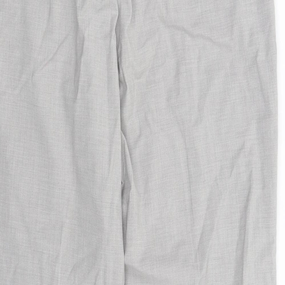 Robell Womens Grey   Dress Pants Trousers Size 16 L31 in
