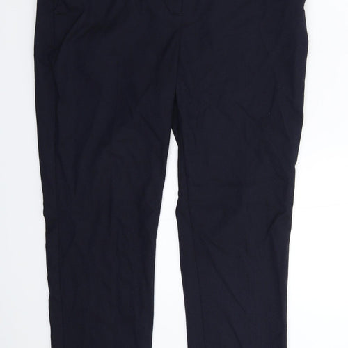 Marks and Spencer Womens Blue   Dress Pants Trousers Size 14 L27 in