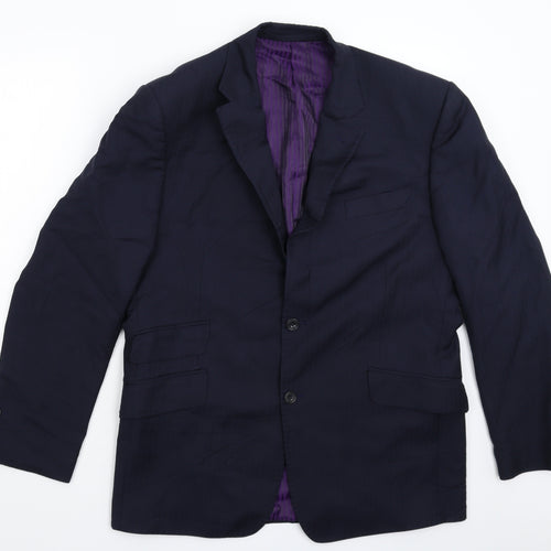 Marks and Spencer Mens Blue   Jacket Suit Jacket Size 42