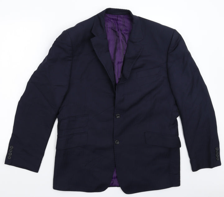 Marks and Spencer Mens Blue   Jacket Suit Jacket Size 42