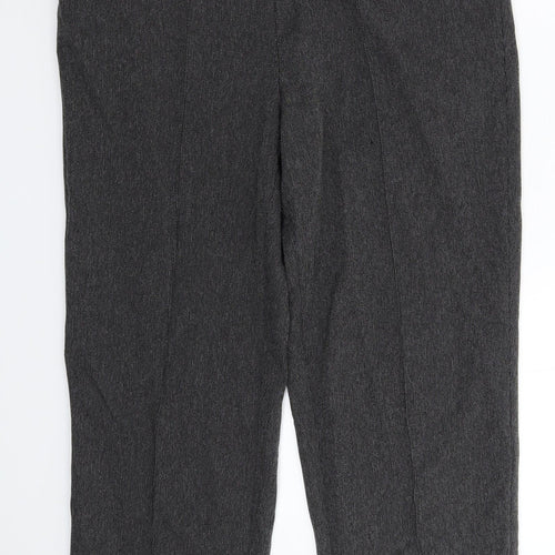 BM Womens Grey   Trousers  Size 12 L27 in
