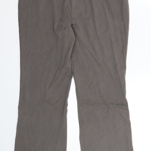 Marks and Spencer Womens Grey   Trousers  Size 12 L28 in
