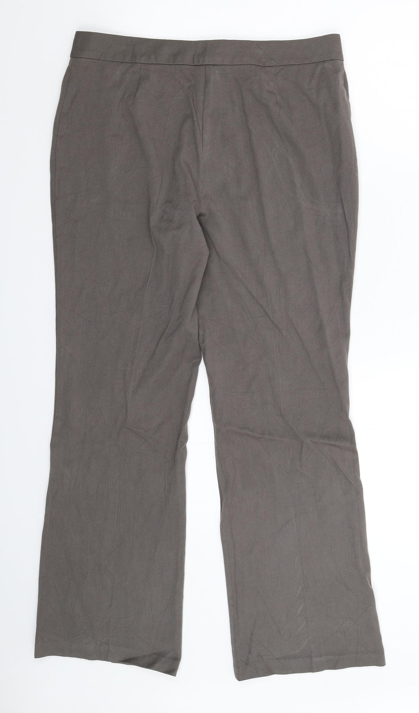 Marks and Spencer Womens Grey   Trousers  Size 12 L28 in