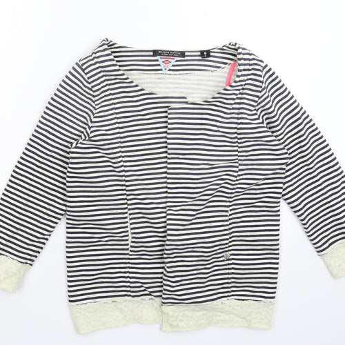 Maison Scotch Womens Multicoloured Striped  Jacket  Size S