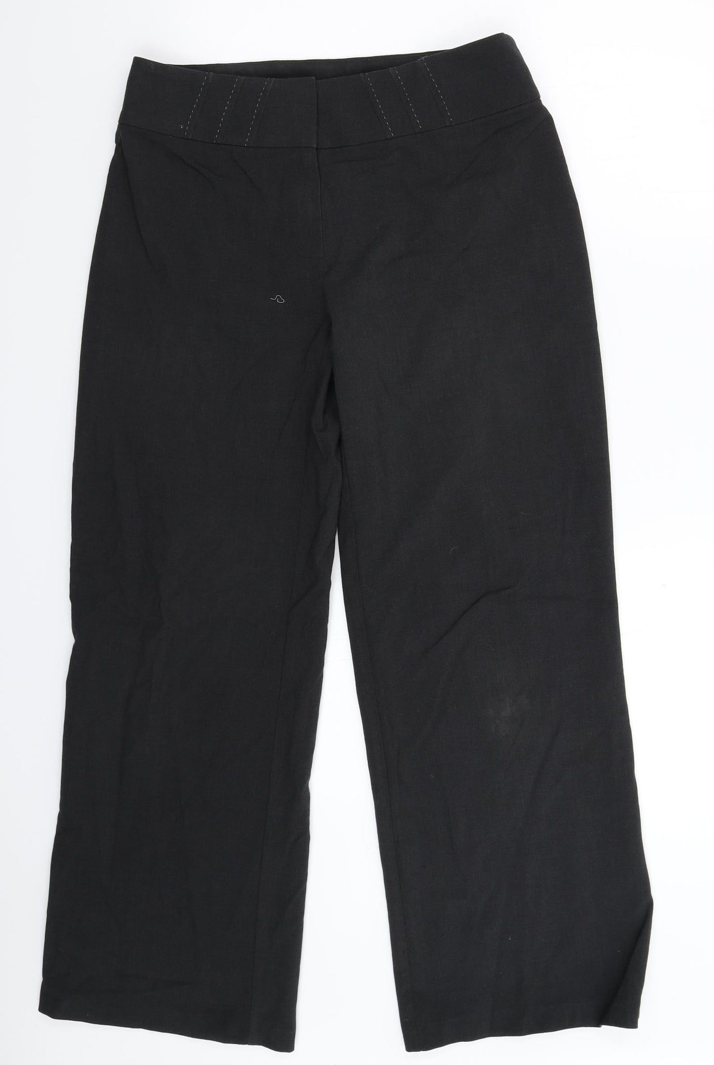 Marks and Spencer Womens Grey   Dress Pants Trousers Size 10 L29 in