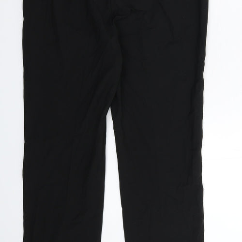 Marks and Spencer Womens Black   Trousers  Size 12 L28 in
