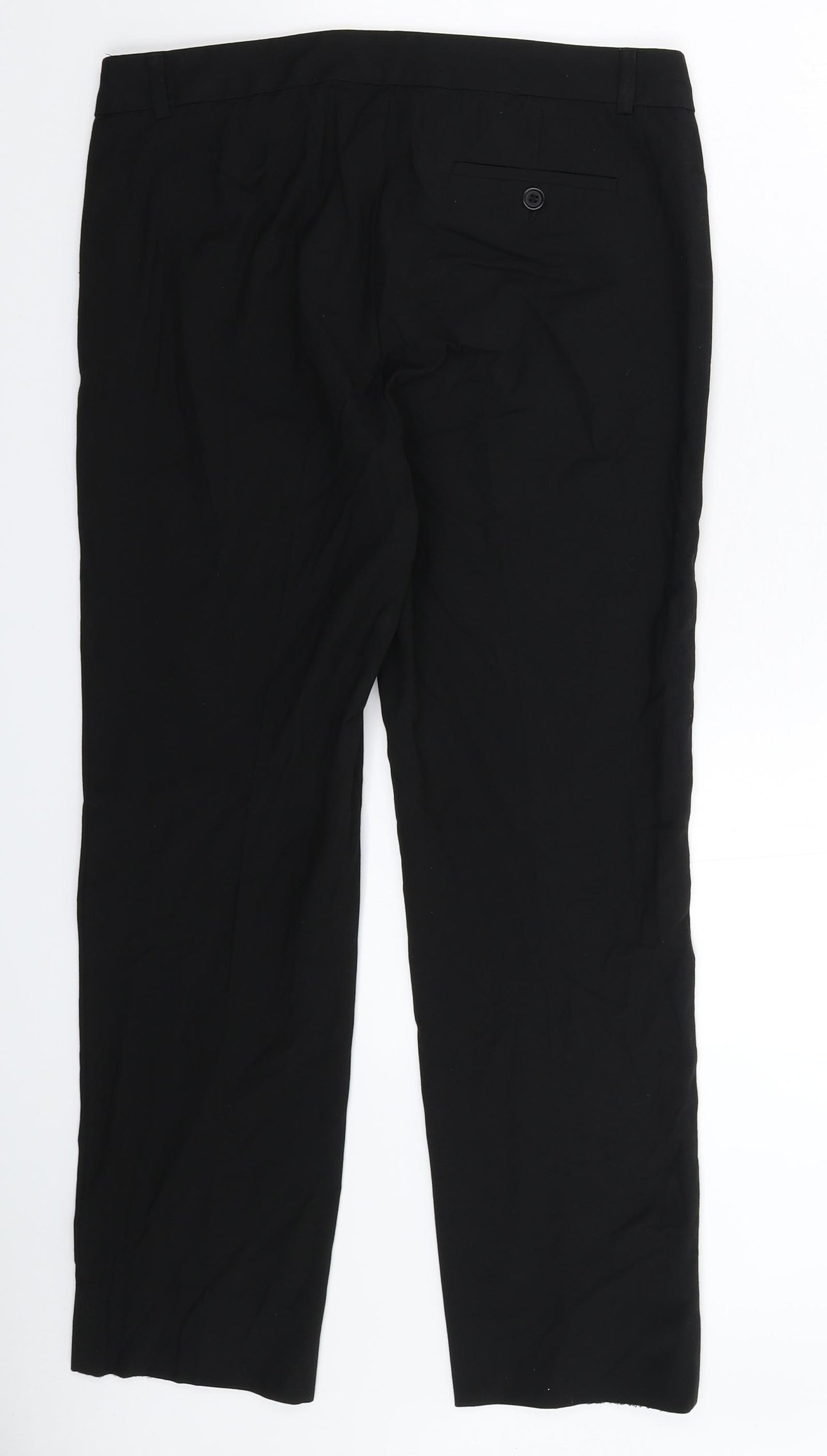 Marks and Spencer Womens Black   Trousers  Size 12 L28 in