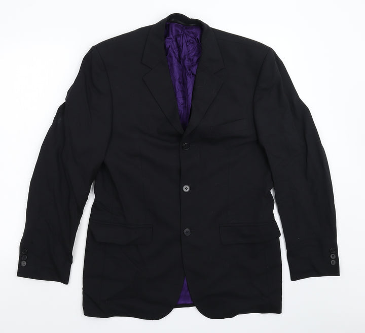 Burton Mens Black   Jacket Suit Jacket Size 38