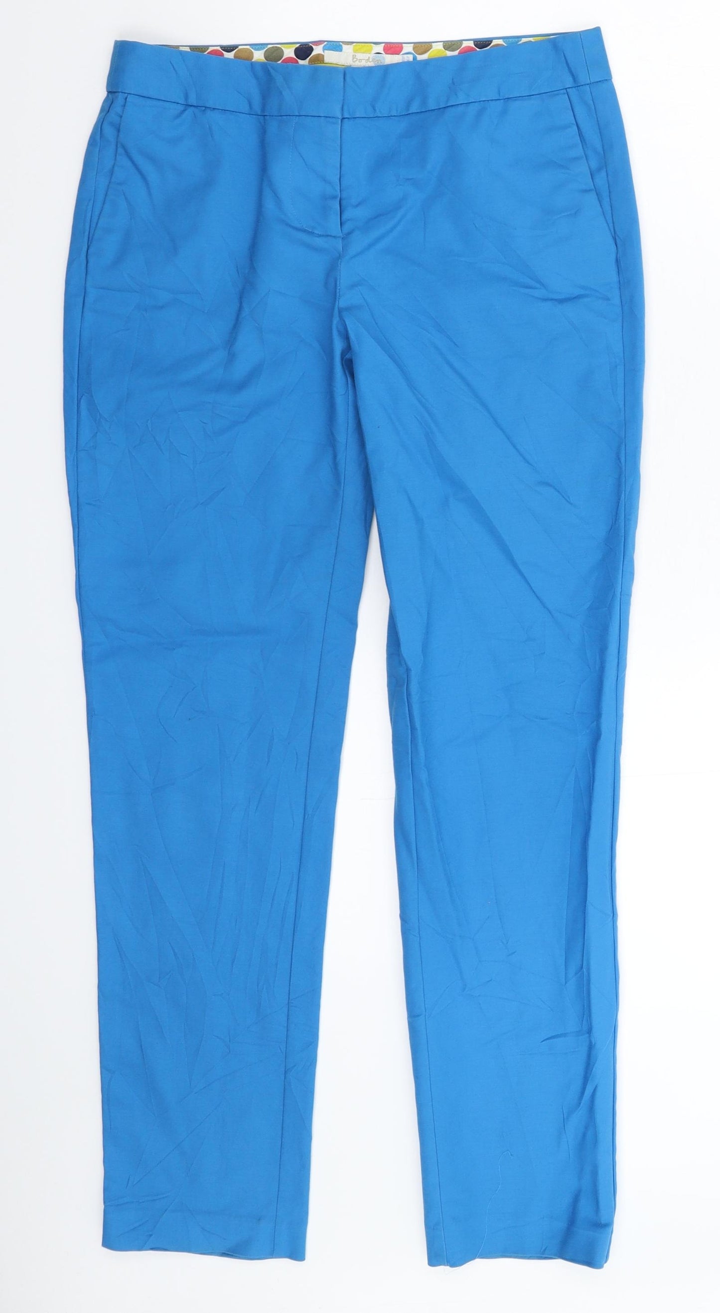 Boden Womens Blue   Chino Trousers Size 10 L30 in