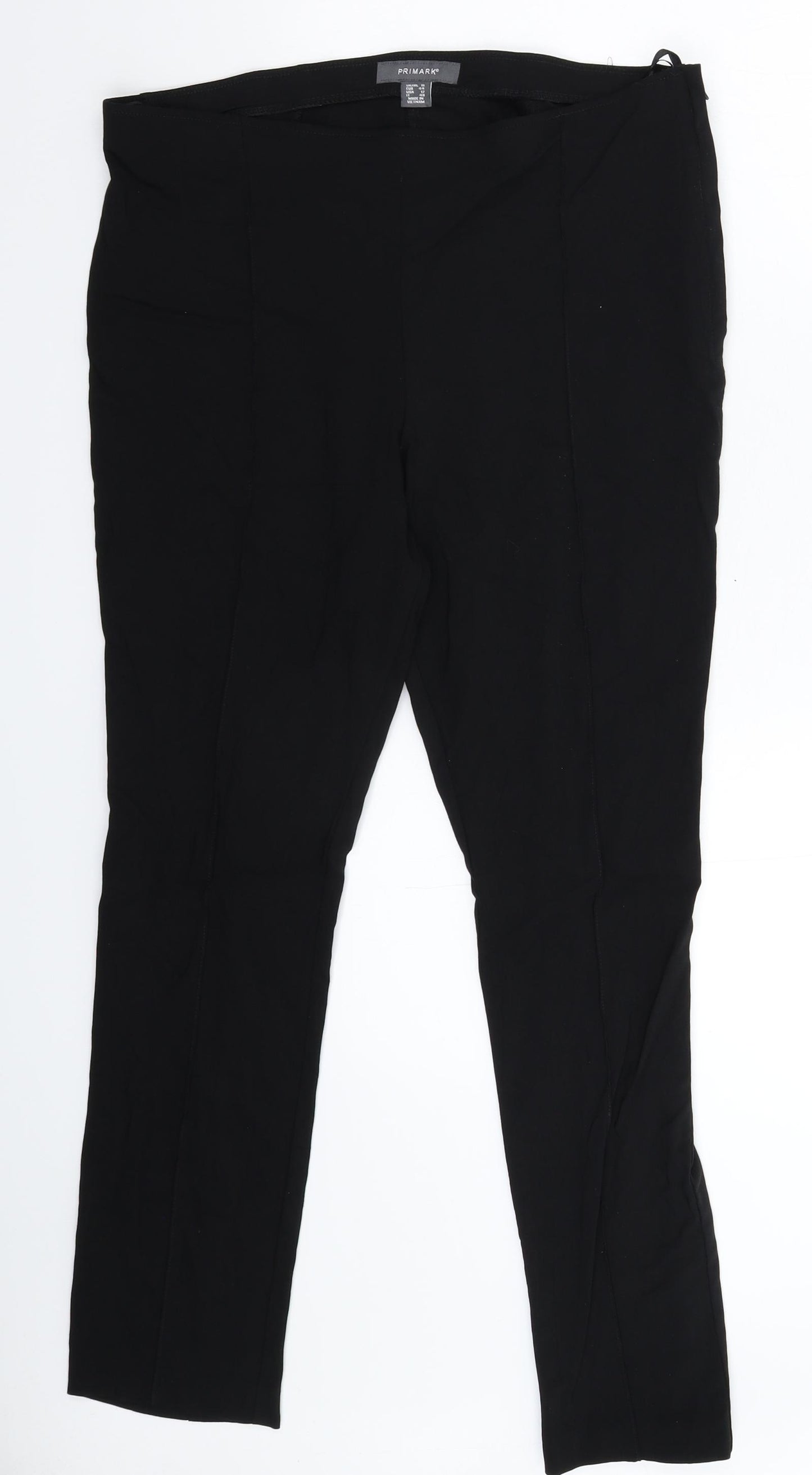 Primark Womens Black   Trousers  Size 16 L28 in