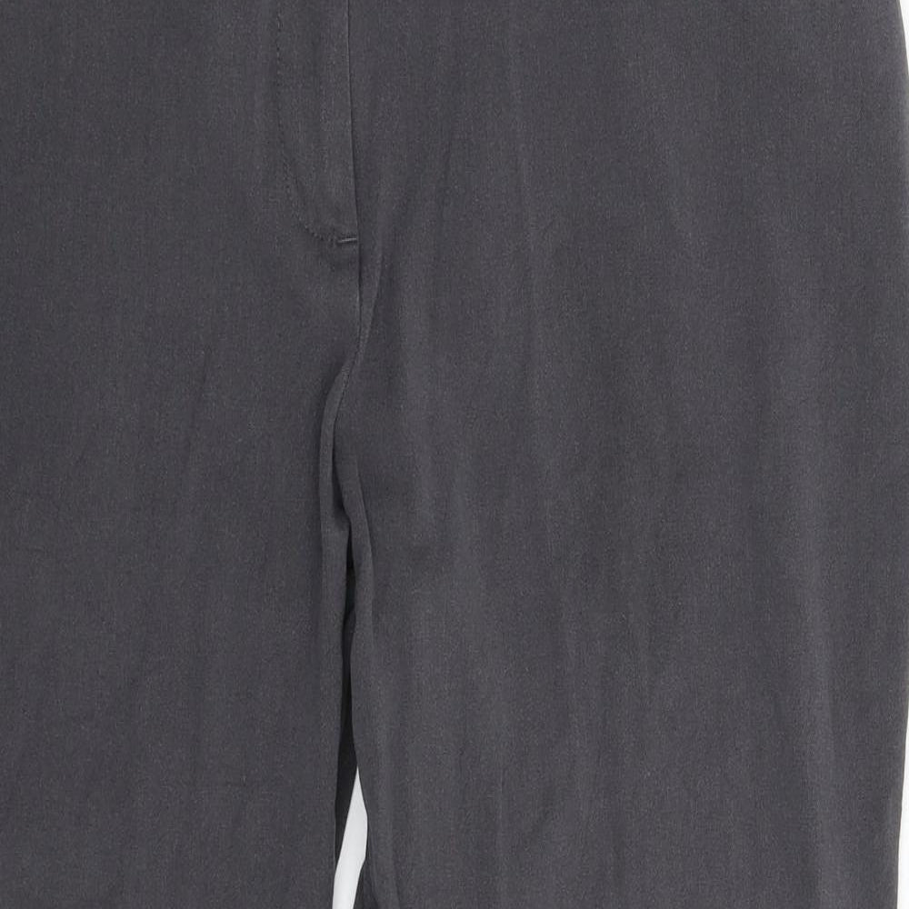 Marks and Spencer Womens Grey   Trousers  Size 16 L26 in