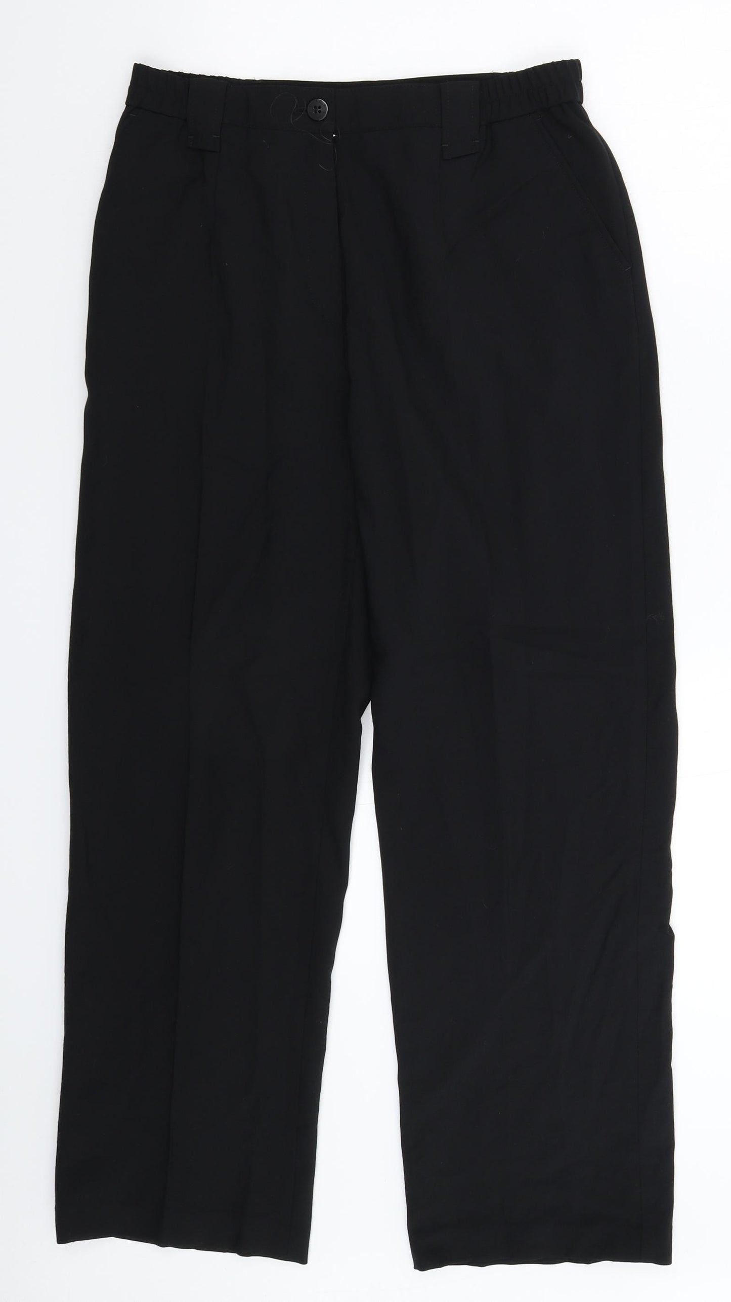 MICHELE Womens Black   Trousers  Size 12 L29 in