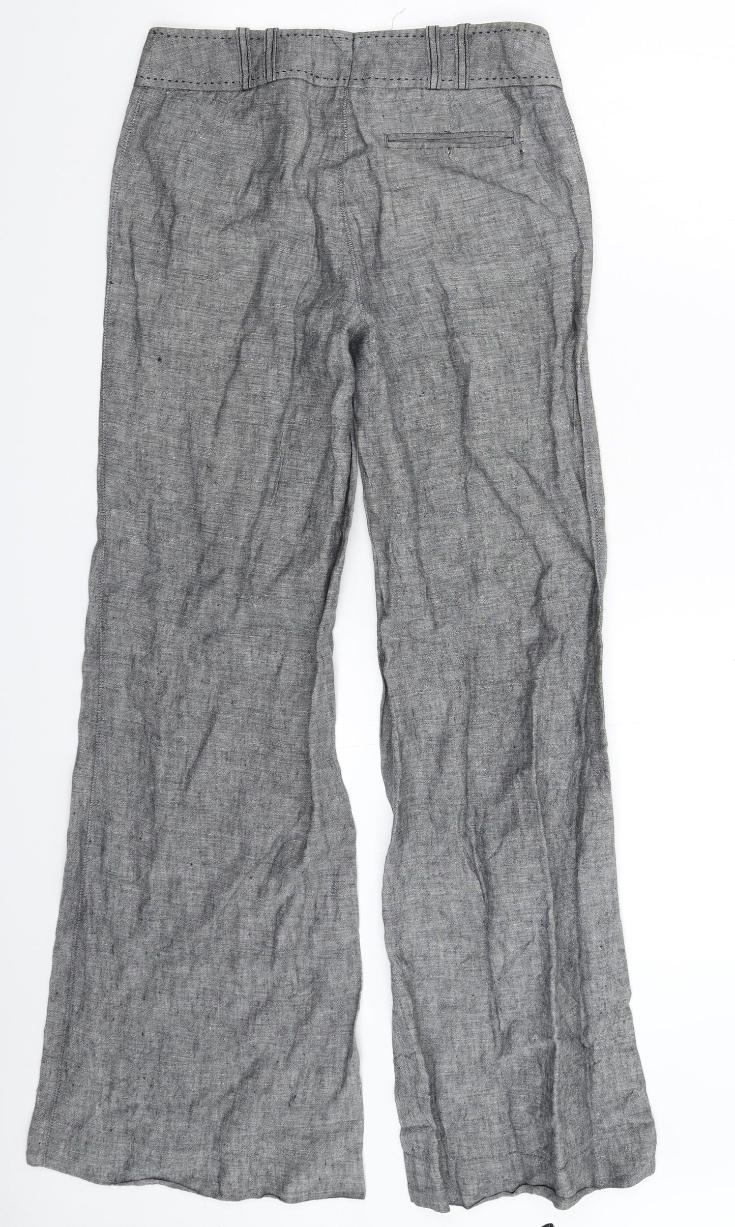 H&M Womens Grey   Trousers  Size 10 L30 in