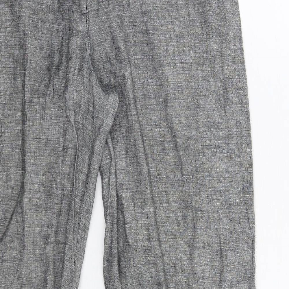 H&M Womens Grey   Trousers  Size 10 L30 in