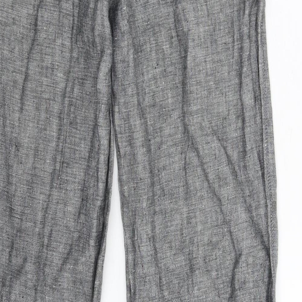 H&M Womens Grey   Trousers  Size 10 L30 in