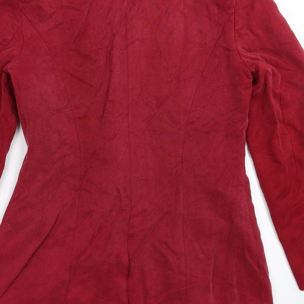 Monsoon Womens Red   Jacket Blazer Size 10