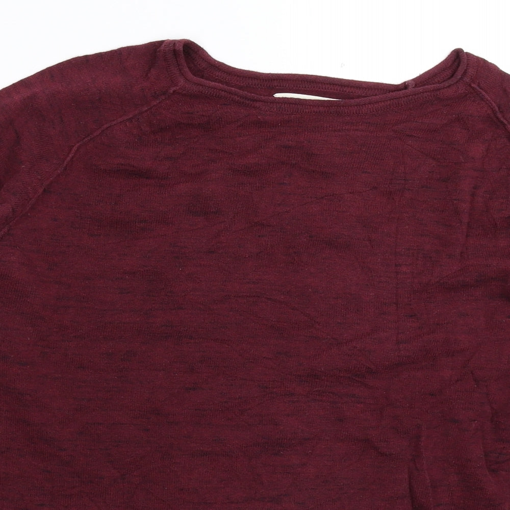 Primark Womens Brown  Knit Pullover Jumper Size M