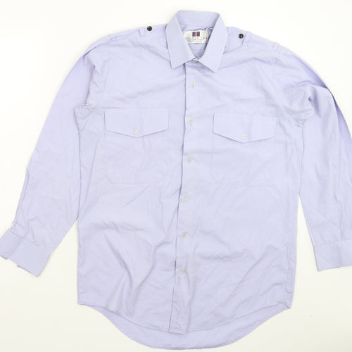 Double TWO Mens Blue    Button-Up Size 16