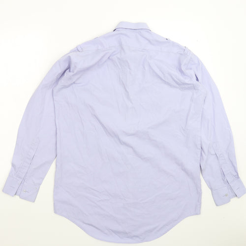 Double TWO Mens Blue    Button-Up Size 16