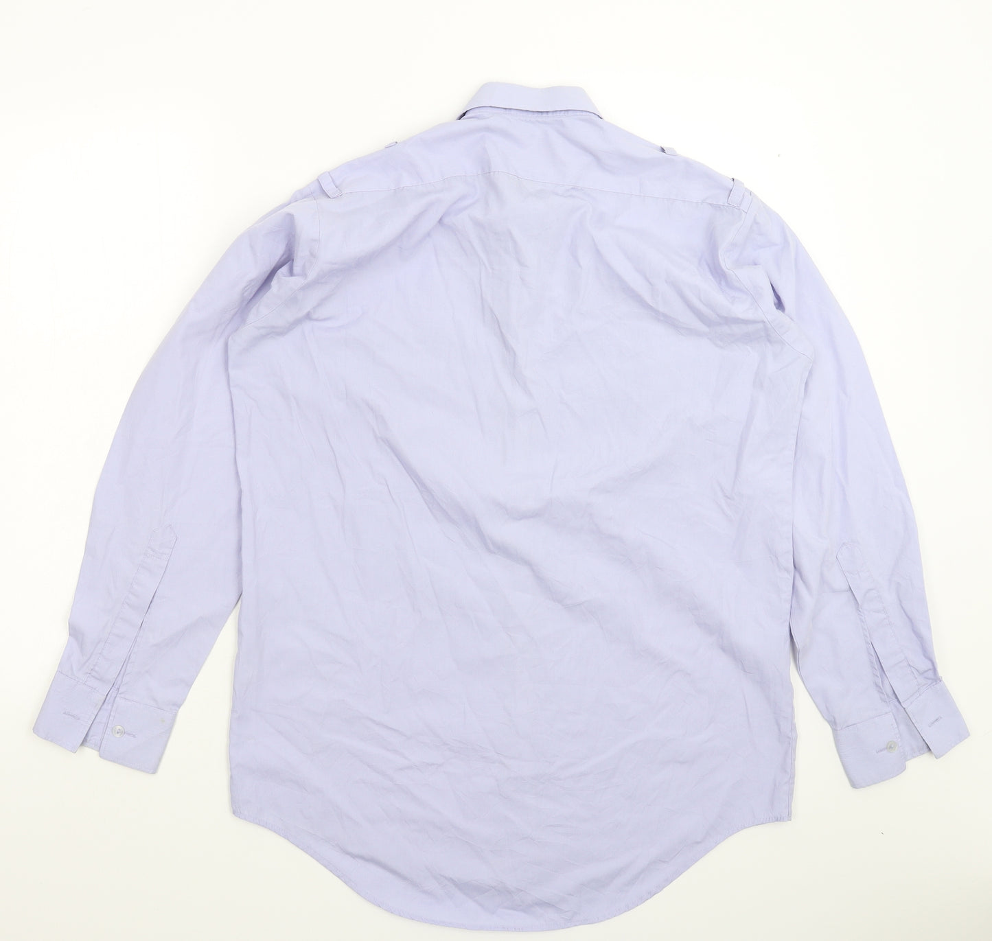 Double TWO Mens Blue    Button-Up Size 16