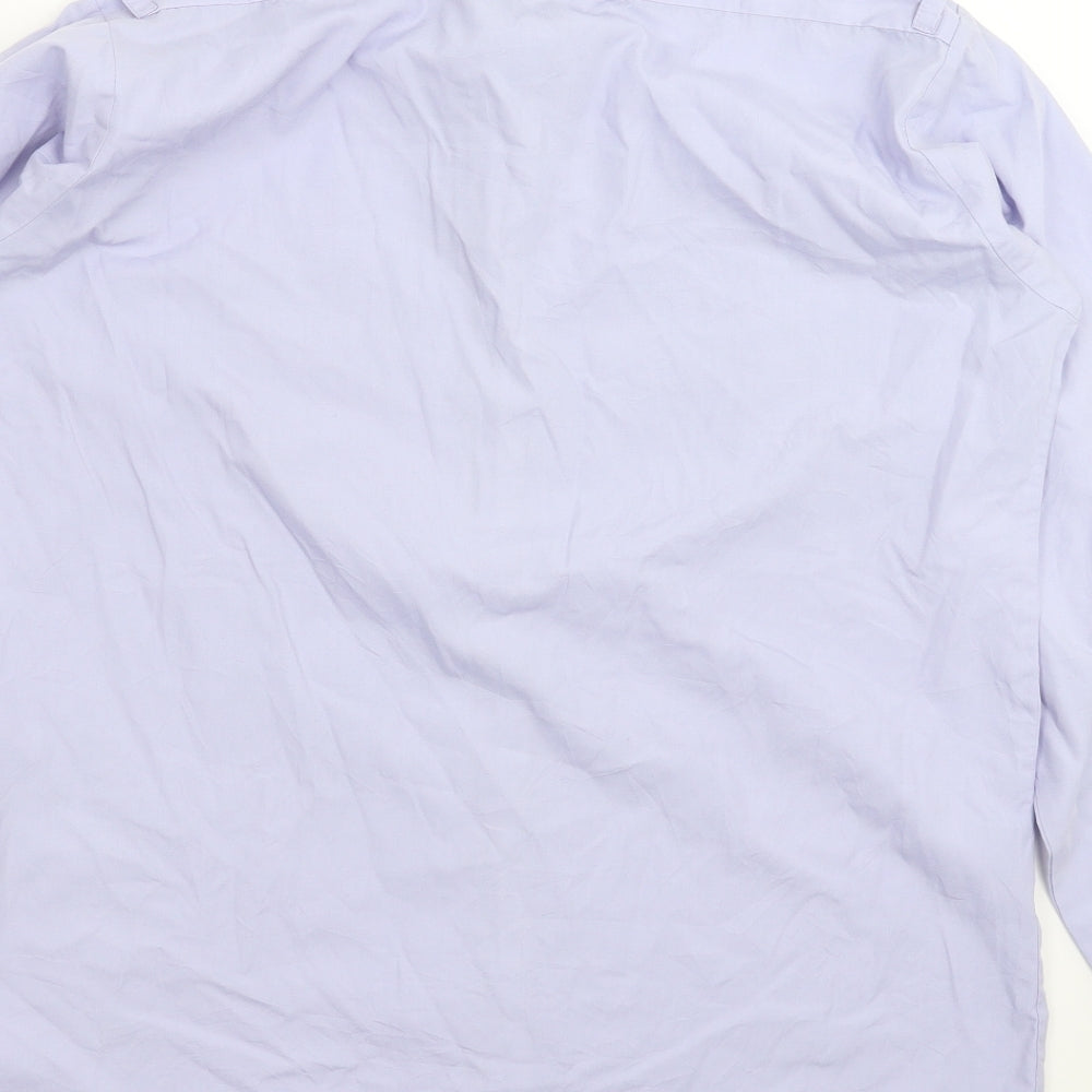 Double TWO Mens Blue    Button-Up Size 16