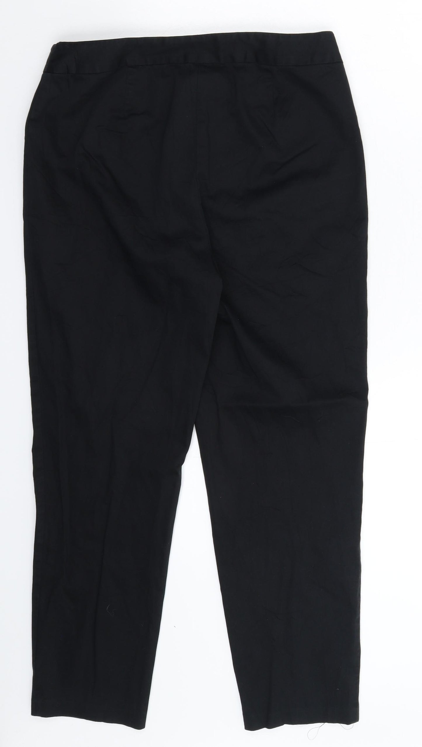 Marks and Spencer Womens Black   Trousers  Size 10 L26 in