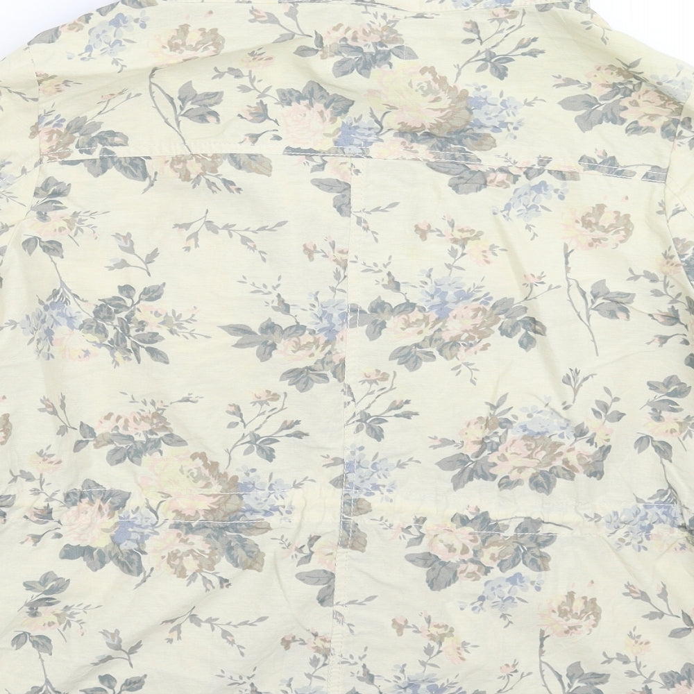 George Womens Beige Floral  Jacket  Size 14