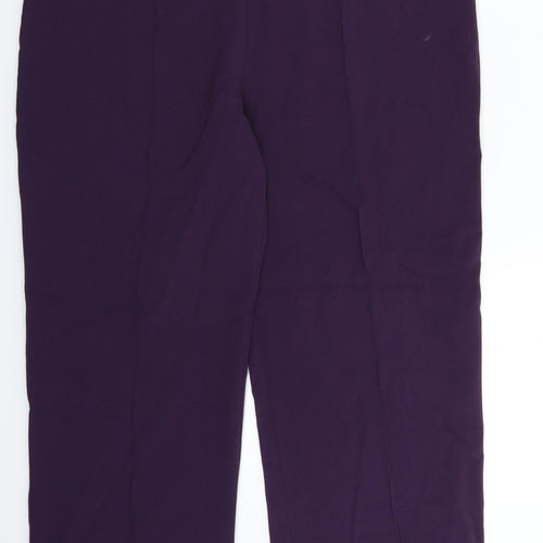 Autonomy Womens Purple   Trousers  Size 14 L26 in