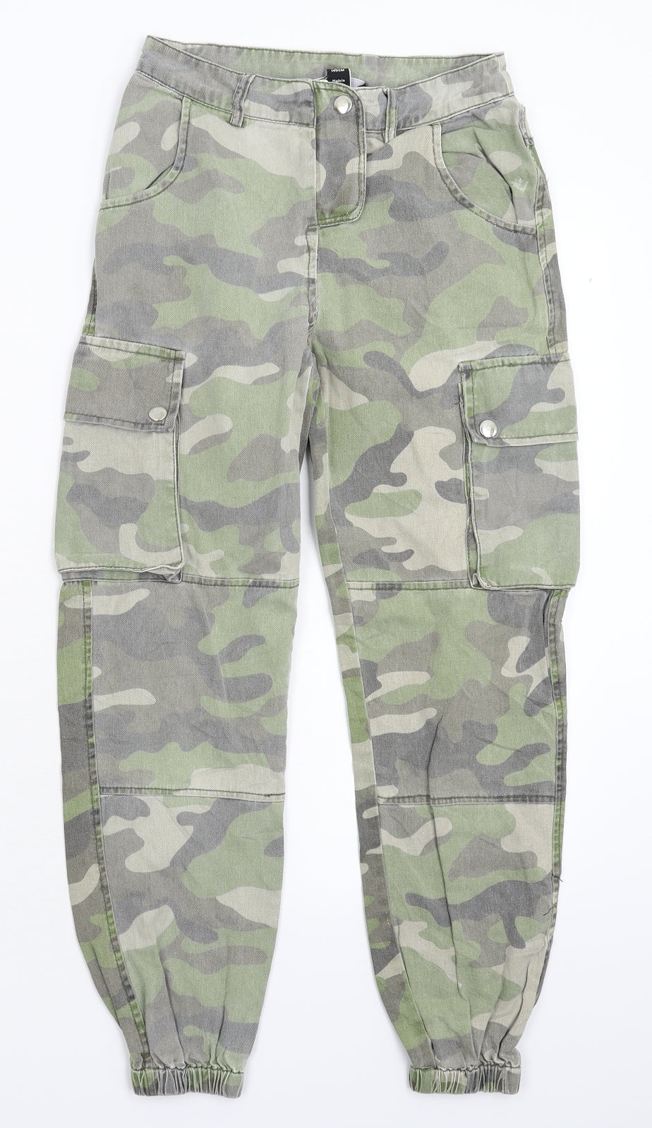 New Look Boys Multicoloured Camouflage  Cargo Trousers Size 10 Years