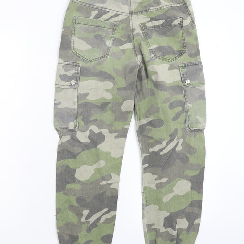 New Look Boys Multicoloured Camouflage  Cargo Trousers Size 10 Years