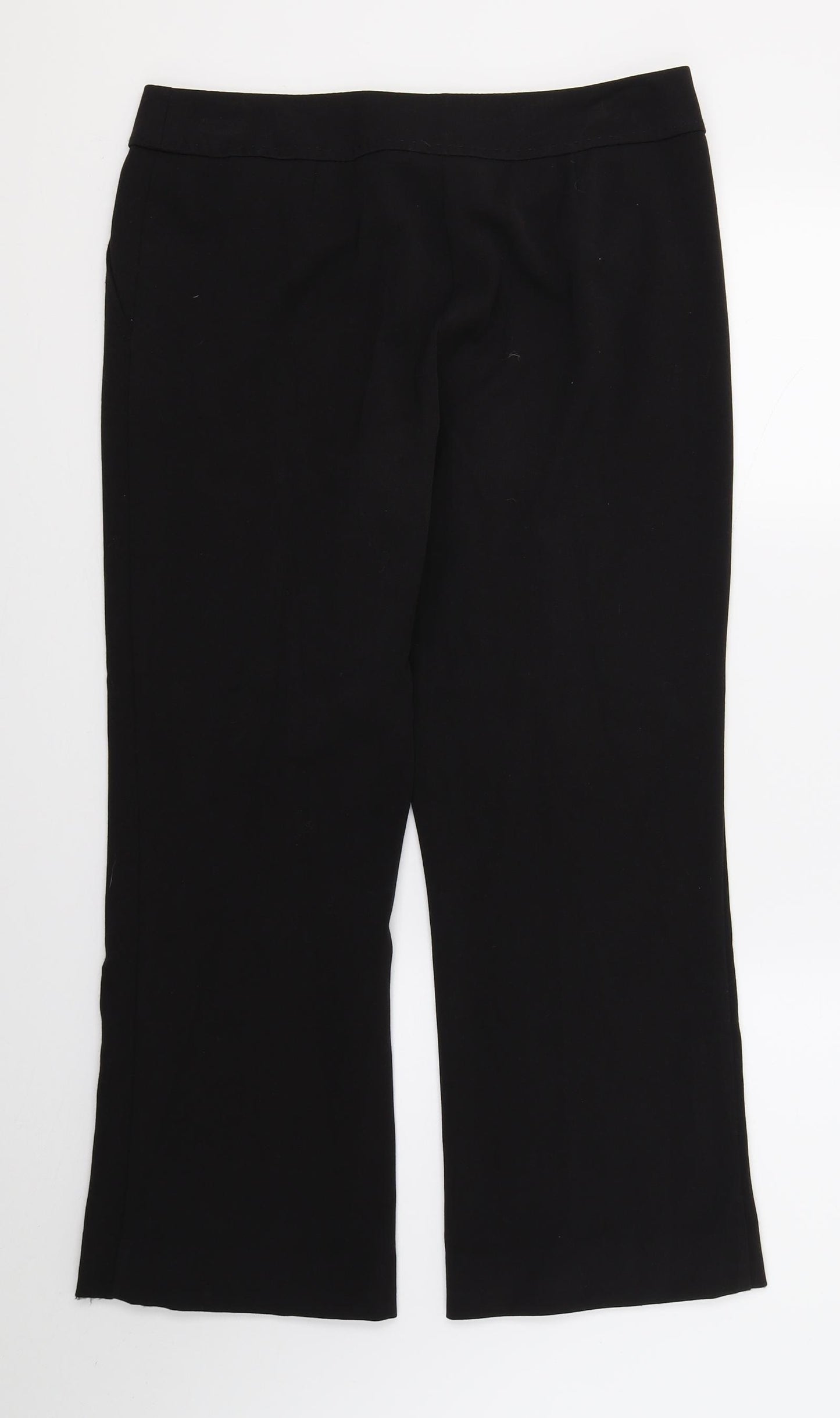 BHS Womens Black   Trousers  Size 12 L26 in