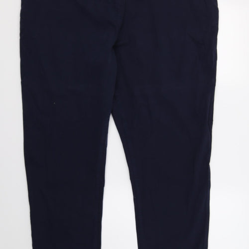 NEXT Womens Blue   Chino Trousers Size 22 L28 in