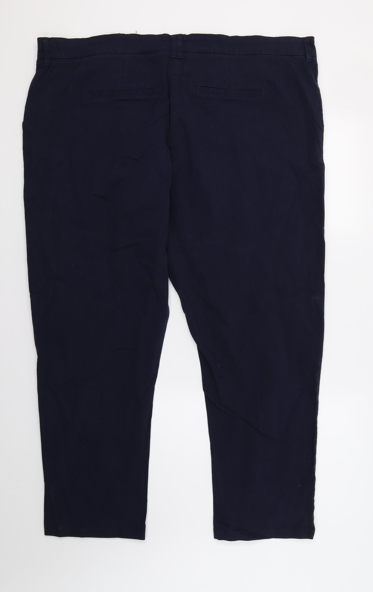 NEXT Womens Blue   Chino Trousers Size 22 L28 in