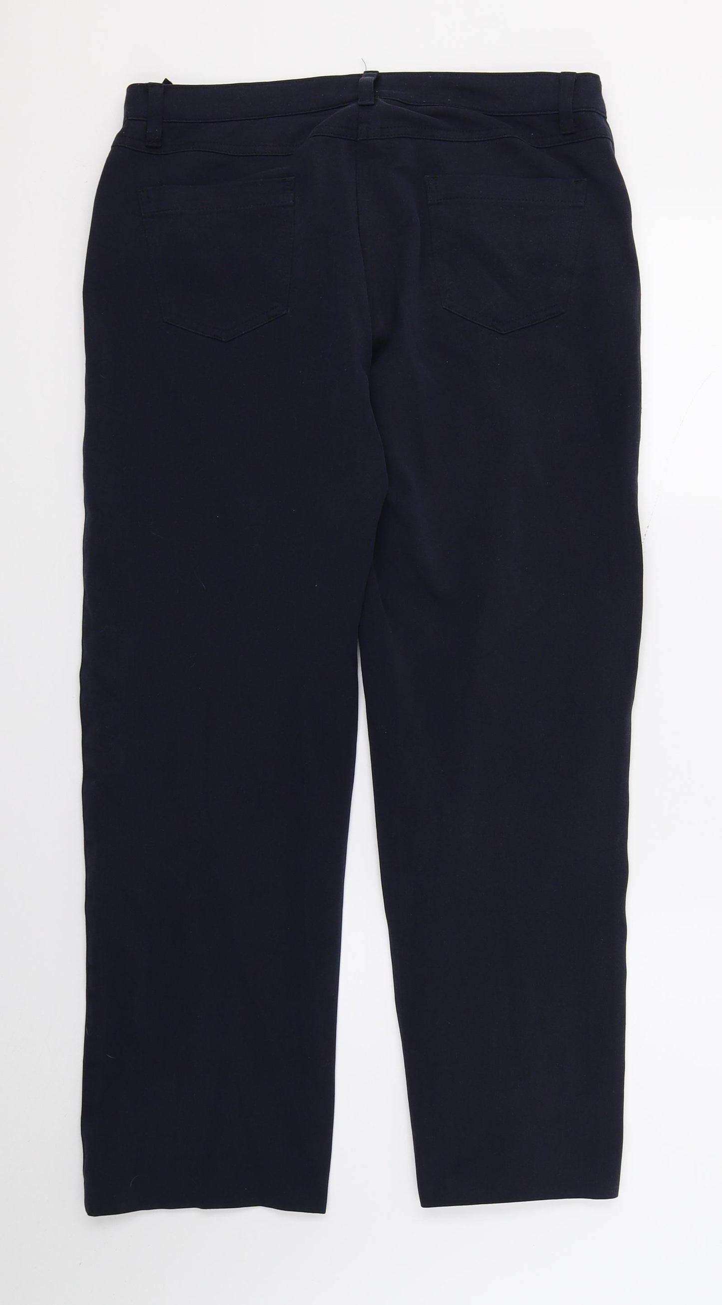 Jaeger Womens Blue   Trousers  Size 12 L26 in