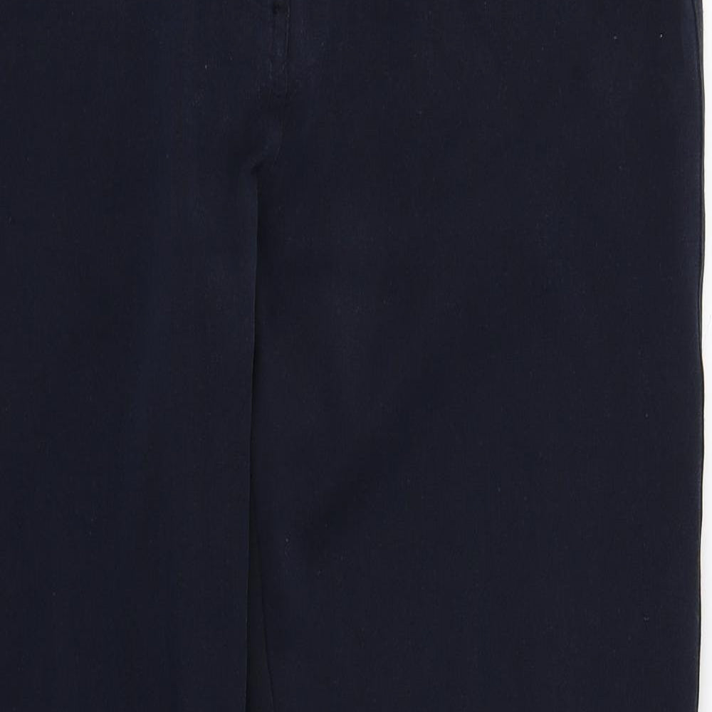 Jaeger Womens Blue   Trousers  Size 12 L26 in