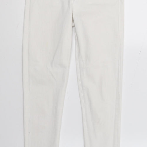Topshop Womens White  Denim Skinny Jeans  L30 in