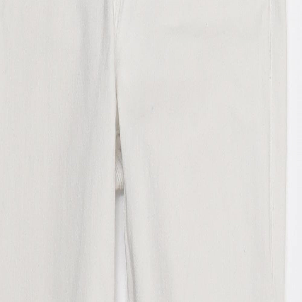 Topshop Womens White  Denim Skinny Jeans  L30 in