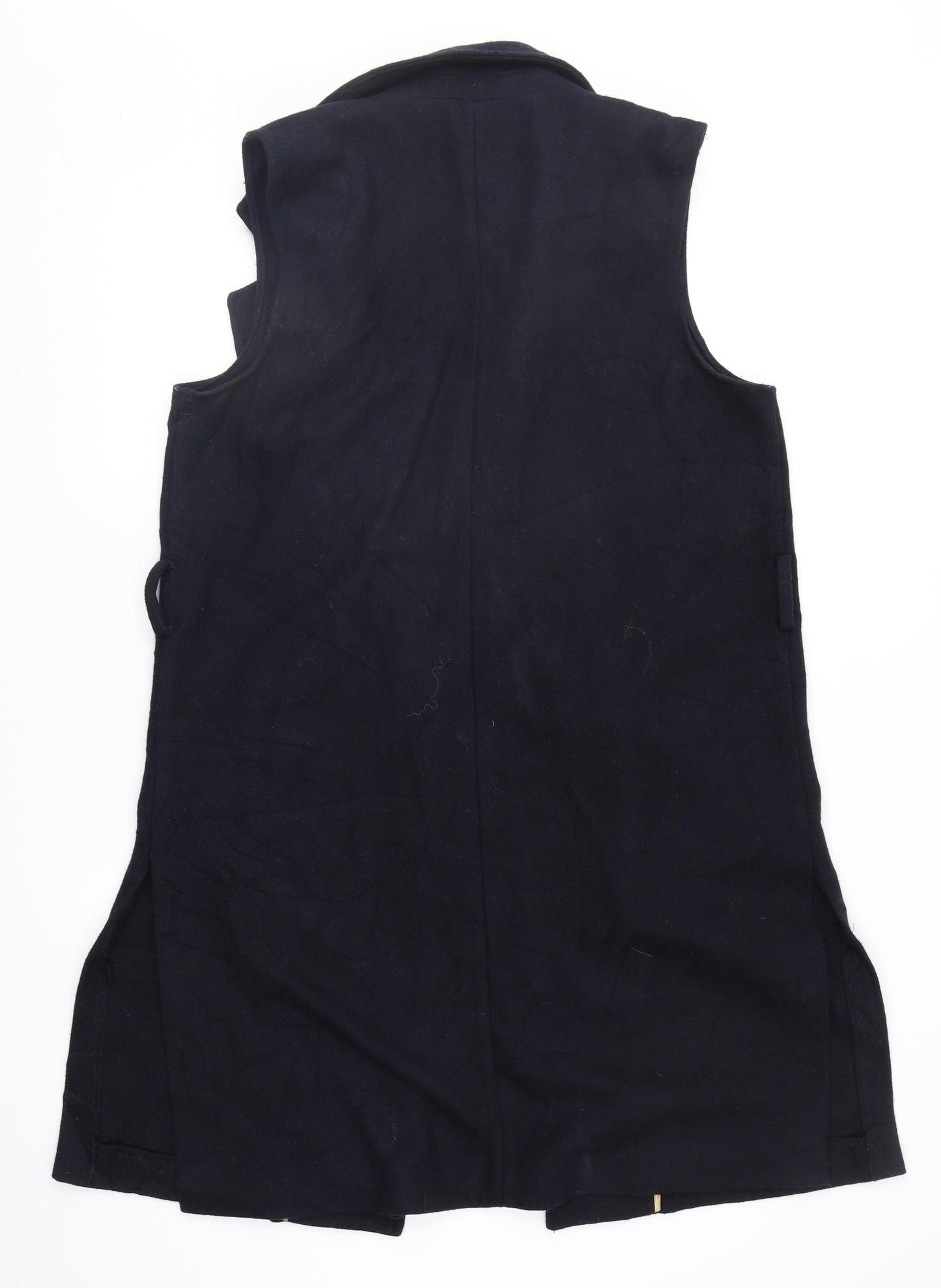 Red Herring Womens Black   Overcoat Waistcoat Size 12