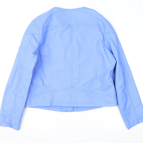 Atmosphere Womens Blue   Biker Jacket Size 18