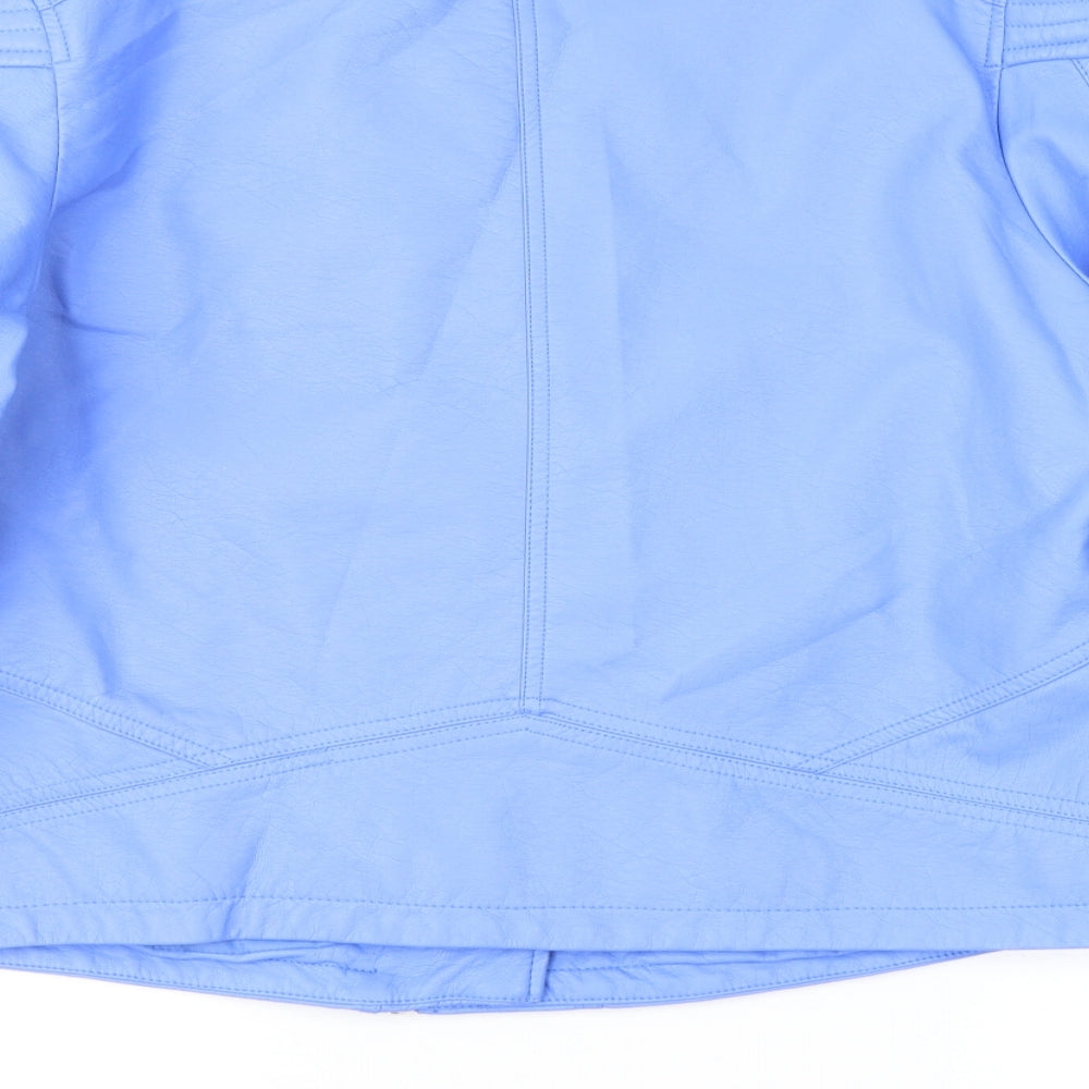 Atmosphere Womens Blue   Biker Jacket Size 18