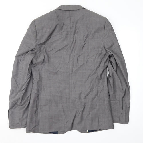 Topman Mens Grey    Suit Jacket Size 38