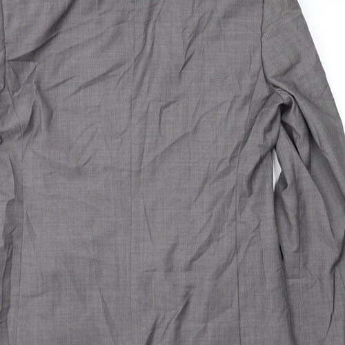 Topman Mens Grey    Suit Jacket Size 38