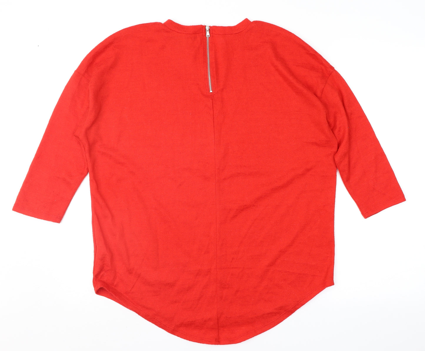 Primark Womens Red   Pullover Jumper Size S