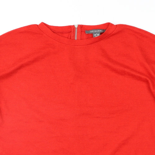 Primark Womens Red   Pullover Jumper Size S