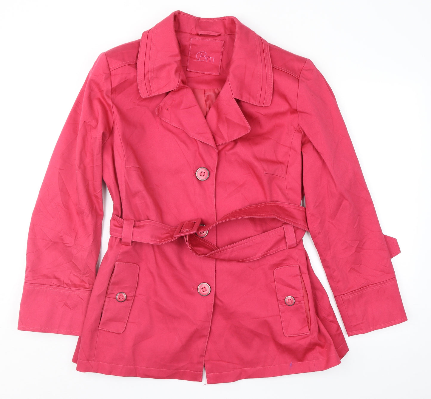 Bonmarché Womens Pink   Jacket Coat Size 18